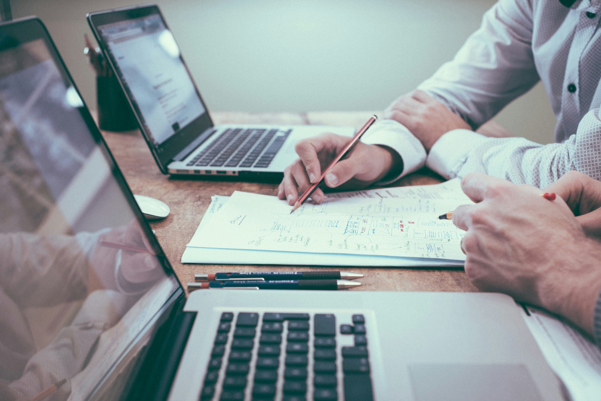 Reviewing documents together during a legal consultation